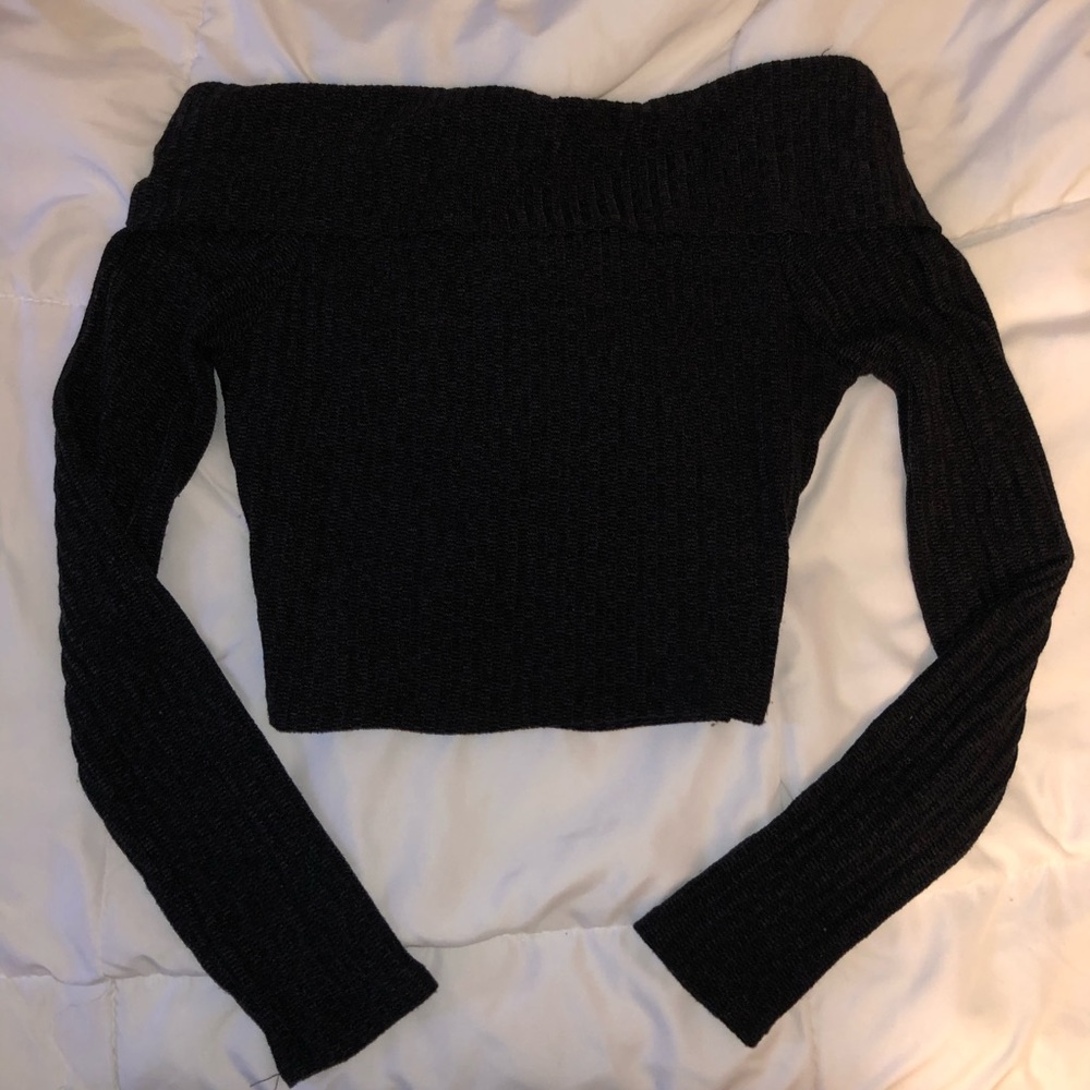 Criss Cross Crop Sweater